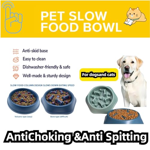 Slow Feeder Dog Bowls- Promote Healthy Eating Habits,Dog Puzzle Feeder,Anti-Gulping Puzzle Design for Small/Medium/Large Pets, Reduce Bloat & Improve Digestion (Pink) - color: Pink