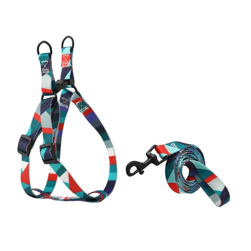 Dog Harness for Small Dogs (S, 8-22 lbs), Soft & Adjustable Escape Proof Pet Harness for Walking, Training, Hiking, Outdoor Activities