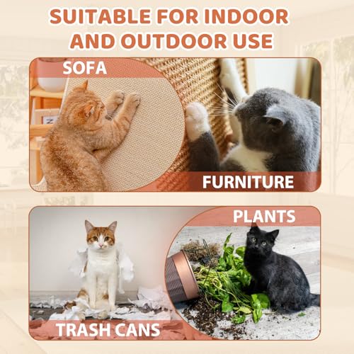 Tetra Cat Deterrent Spray, Natural No Scratch Spray for Cats Keep Off Cats and Kittens Scratching Furniture, Sofas, Rugs, Curtains, Plants, Safe & Effective, 100ml - color: deep pink