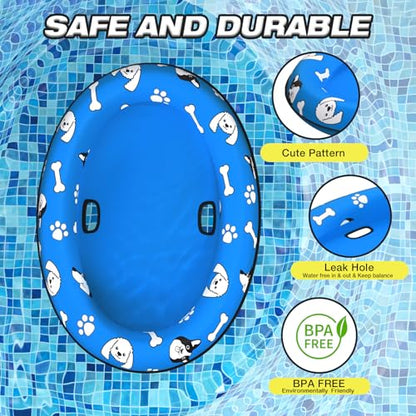 Dog Float Raft - Inflatable Dog Swimming Float for Summer Dogs Water Floats (Small)