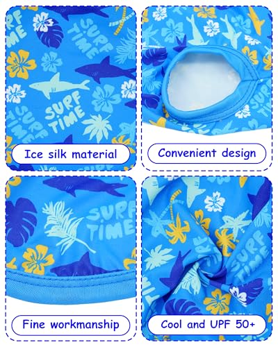 PET SHOW 4 Pack Dog Hawaiian Shirts for Medium Large Dogs UPF 50+ UV Sun Protection Summer Cool Clothes Tank Top Floral Dog T-Shirts Pet Holiday Party Sleeveless Vest Boy Girl(X-Large) - size: X-large
