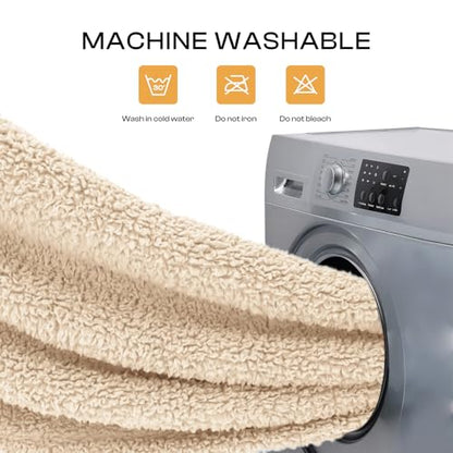 Luciphia Premium Fleece Pet Blanket for Small Medium Dogs Puppy Soft Sherpa Calming Cat Throw Blankets(Beige,41x31 inches) - color: Beige, size: 41x31 inches