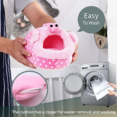 Guinea Pig Rat Accessories Toys House Hideout Cage Supplies Chinchilla Cage Ferret Gerbil(S,Pig) - color: 2-Pig, size: S