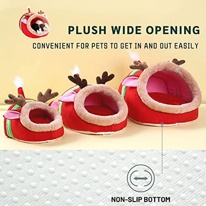 Ferret Bed - House Hide & Cage Accessories (S, Reindeer) - color: 5-Reindeer, size: S