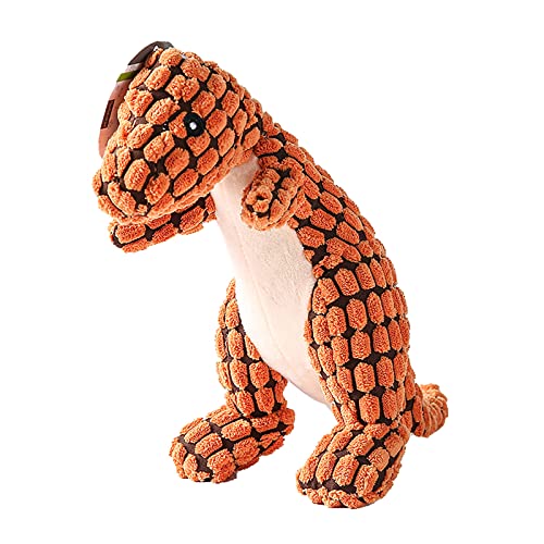 Puppy Chew Toys, Durable Fabric Funny Soft Dog Toys for Puppies,Interactive Heavy Duty Indestructible Interactive Dog Toy for Teething Small Medium Breeds Puppy Home Indoor Anxiety Relief Playing - color: Orange