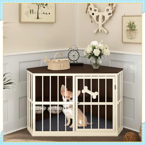 Fanfanwin 52 Inch Medium Waterproof Dog Crate Mat, Soft Plush Pet Blanket for Large Dogs, Non-Slip Crate Liner, Machine Washable (Only Mat) - size: 52 Inch