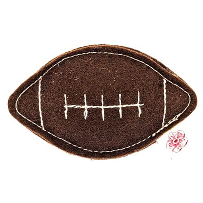 Catnip Toy – Football Shape, Organic Catnip, 100% Wool Felt, Grown & Made in The USA - Football - color: Football, size: 1 pack