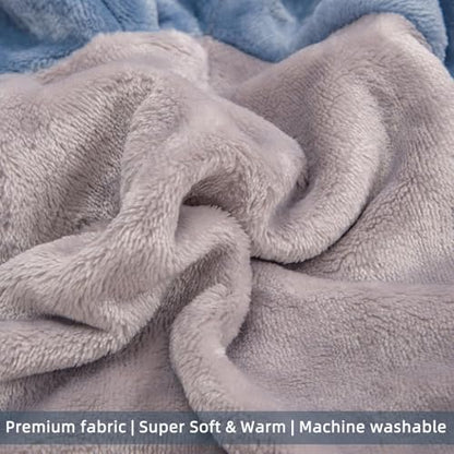 FabriCastle Dog Hoodie Sweater for Small Dogs Boy and Girl, Dog Clothes S XS XXS Puppy Sweatshirt, Pet Outfit, Cat Clothing Super Soft Warm Snap On Closure (Lightgrey-Blue, XX-Small) - color: Lightgrey-Blue, size: XX-Small