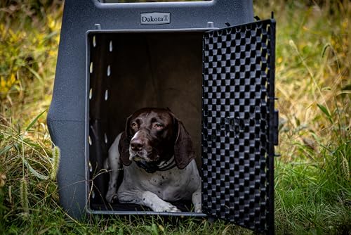 Dakota 283 Crate - Canine Rough and Tough Economy Kennel (Sandstone, Intermediate) - color: Sandstone, size: Medium