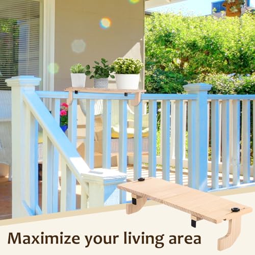 1 Pcs Natural Window Sill Plant Shelf for Plants 21.7 x 7.1 x 5.9 Inch Windowsill Extender Window Plant Floating Shelves No Drilling Wooden Bracket for Cat Perch Planters (Right Angle) - size: Right Angle