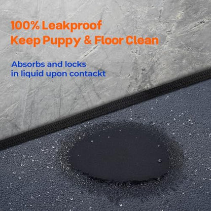Washable Dog Pee Pads Extra Large 48"x48" – 2 Pack Super Absorbent, Quick-Dry Non-Slip Reusable Puppy Pads for Playpen, Crate & Floor, Pet Training Mats for Housebreaking & Incontinence - size: 48x48 Inch (Pack of 2)