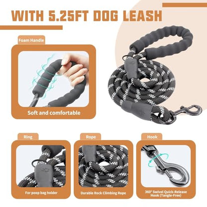 AUROTH Dog Harness and Leash Set, Soft Padded Service Dog Vest with 5.25FT Dog Leash, No Choke, Easy On Pet Vest, Adjustable Reflective No Pull Dog Harness Small Sized Dog, Easy Walking and Training - color: Turmeric, size: Small