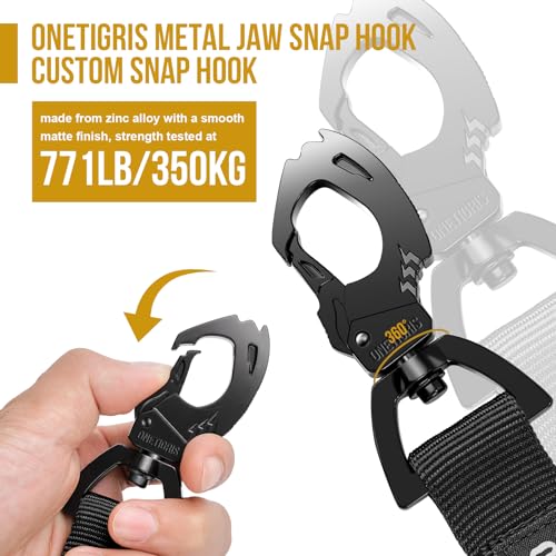 Tactical Dog Training Bungee Leash with 2 Control Handle Quick Release Nylon Leads Rope (Black) - color: Black