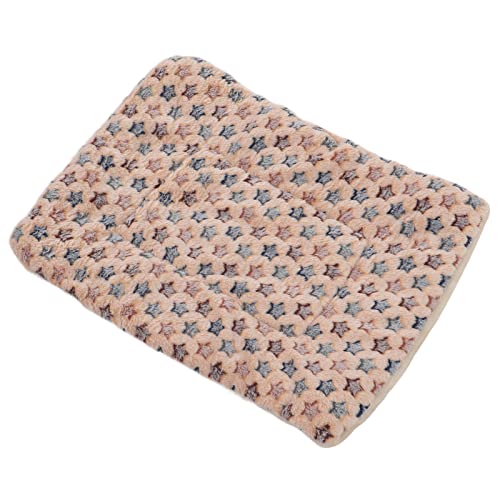 Warm Dog Blanket for Winter | Soft Flannel & Fleece Pet Bed Mat | Cozy Sleeping Blanket for Dogs/Cats/Small Pets | Machine Washable, Portable (S Size 50 * 32CM) - size: S size 50*32CM