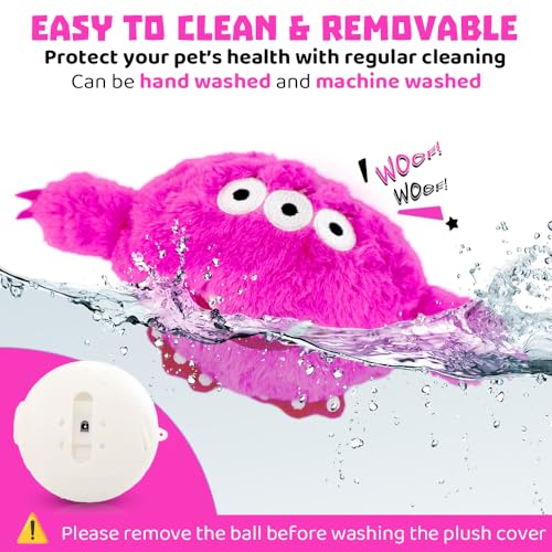 Interactive Dog Toys Rechargeable Moving Dog Puppy Toys to Keep Them Busy (Monster) - color: Monster