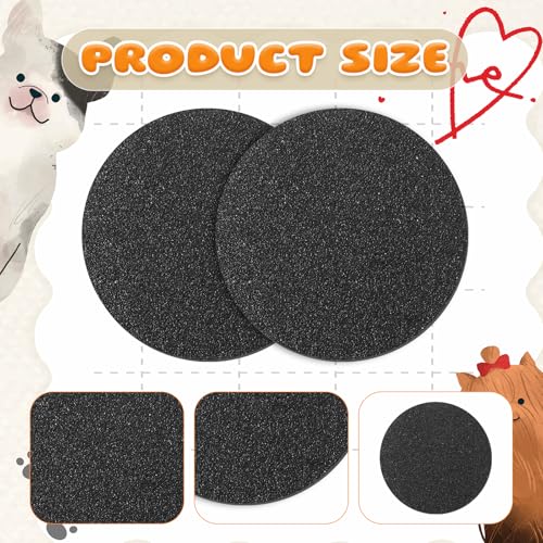 8 Pcs Dog Nail Filing Disc Replaceable Dog Scratch Board Sandpaper Replacement Trainning Nail Care Accessories for Dogs Cats Safe Easy Smooth Healthy