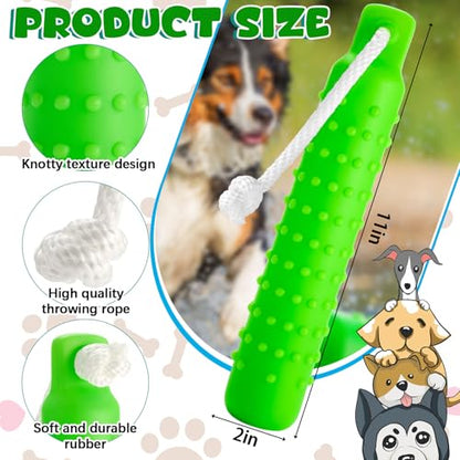 Blueweenly 4 Pcs Dog Bumper Toy for Water Retrieving Plastic Puppy Training Dummy Dog Float Toy Lightweight for Float on The Water Pool Outdoor Training Hunting Fetching (Green) - color: Green