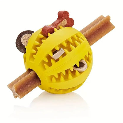 Interactive Dog Ball Toy, Treat Dispensing Puzzle, Slow Feeder for Dogs (Blue) - color: Blue