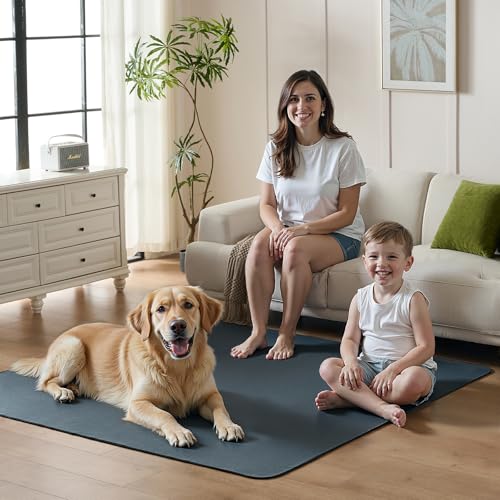 Washable Dog Pee Pads Extra Large 48"x48" – 2 Pack Super Absorbent, Quick-Dry Non-Slip Reusable Puppy Pads for Playpen, Crate & Floor, Pet Training Mats for Housebreaking & Incontinence - size: 48x48 Inch (Pack of 2)