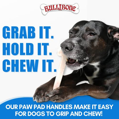 Bullibone Nylon Dog Chew Toy for Aggressive Chewers - Dental Hygiene Bone with Peanut Butter Flavor, Durable Tough Chew Toys for Small Dogs, Indestructible Dog Bone - 2 Pack - size: Small - 2 Pack
