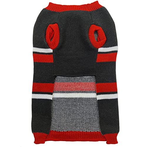 NFL San Francisco 49ers Dog Sweater, Size Extra Small. Warm and Cozy Knit Pet Sweater with NFL Team Logo, Best Puppy Sweater for Large and Small Dogs - color: San Francisco 49ers, size: X-Small