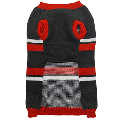 NFL San Francisco 49ers Dog Sweater, Size Extra Small. Warm and Cozy Knit Pet Sweater with NFL Team Logo, Best Puppy Sweater for Large and Small Dogs - color: San Francisco 49ers, size: X-Small