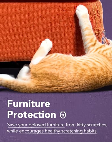 Lukamoo® Cat Scratching Pad, Wall Mounted Scratcher for Indoor Cats (Medium (24'' x 16'')) (Black Cat) - color: Black Cat