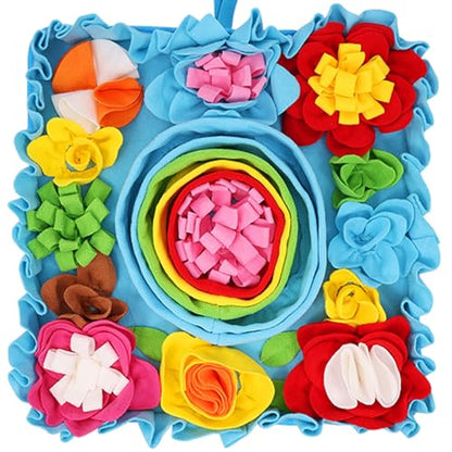 AMIR Snuffle Mat for Dogs, Dog Snuffle Mat, Interactive Feeding Puzzle Toy, Promotes Natural Foraging and Slow Eating Dog Sniff Mat, Aids Stress Relief and Training (20 inch)