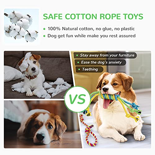 LEGEND SANDY Puppy Toys, Squeaky Dog Toys for Small Dogs, 12 Pack Puppy Chew Toys for Teething, Dog Rope Toy and Cute Stuffed Animals Value Bundle - color: 12 PACK PUPPY TOYS