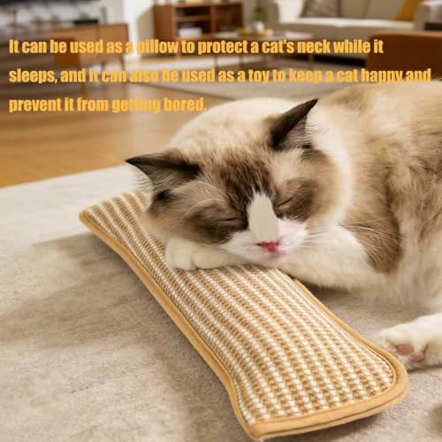 Catnip Chew Toy, Cat Toys Pack of 5 with 3 Lamb-Scented Wool Balls, Interactive Catnip Chew Toy, Soft Sisal Material, 6000mg of Catnip, Suitable for Indoor Scratching, Chewing, and Teething