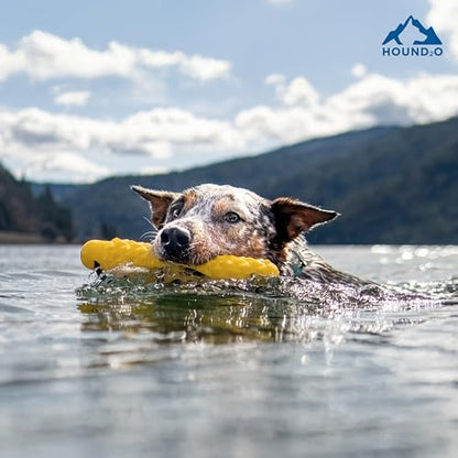 Dog Toys | Rope Bumper Floating Outdoor Toy for Dogs | Bright Yellow Fetch Toy - color: Yellow