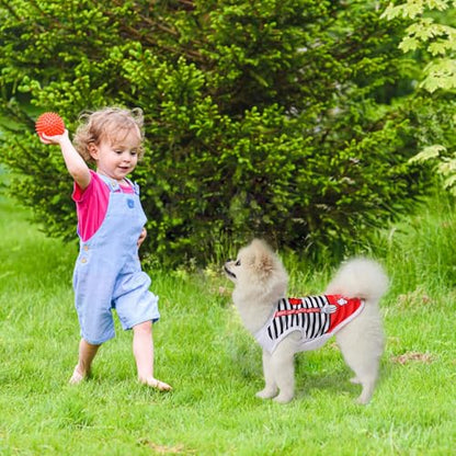 Dog Clothes Medium Sized Dog: Stretchy Puppy Shirts with Cute Patterns, Mesh Pet T-Shirts, Girl & Boy Poodle Dachshund Clothes (L, 4 Pack) - color: Pink Set 2, size: Large