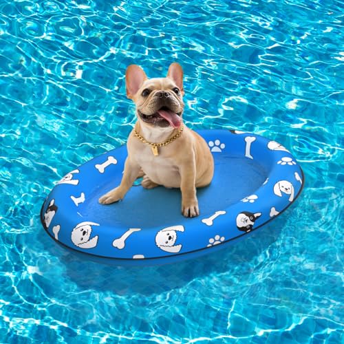 Dog Float Raft - Inflatable Dog Swimming Float for Summer Dogs Water Floats (Small)