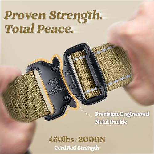 rabbitgoo Tactical Dog Harness Small Sized, No Pull Upgraded Reflective Heavy Duty Molle Vest with Handle, Adjustable Military Service Dog Vest for Walking Hiking Training, Brown, S - color: Brown Reflective, size: Small