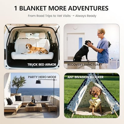 gogobunny 100% Double Sided Waterproof Dog Blanket Soft Pet Bed Cover Reversible Protect Furniture Couch Sofa Car for Puppy Cat (Dark Coffee/Light Coffee, 30x70 Inch (Pack of 1)) - color: Dark Coffee/Light Coffee, size: 30x70 Inch (Pack of 1)
