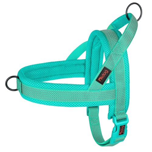 Didog No Pull Dog Harness with Breathable Mesh Padded, Full Reflective & Quick Fit Adjustable Vest Harness, Easy for Training Walking for Small & Medium and Large Dogs (Green, S:Chest 18-22") - color: Green, size: S: Chest 18-22", Fit 19-29 lbs
