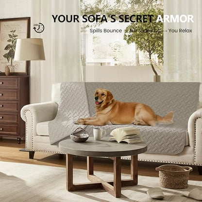gogobunny Waterproof Dog Bed Cover Pet Blanket for Furniture Bed Couch Sofa Reversible (Dark Stone/Light Stone, 30x30 Inch (Pack of 1)) - color: Dark Stone/Light Stone, size: 30x30 Inch (Pack of 1)
