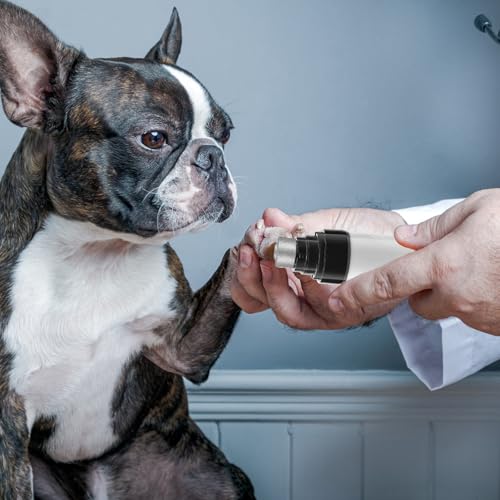 Silent Groom Pro, 2025 New Silent Pet Nail Grinder, Dog Silent Nail Grinder for Dogs Silent Dog Nail Trimmer, Rechargeable USB Charging Electric Pet Nail Grinder Nail File for Pet