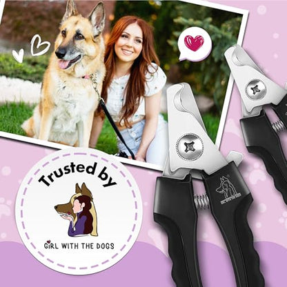 Pet Nail Clippers by Girl With The Dogs, Nail Clippers for Grooming and Claw Care for Cats/Dogs (Small) - size: Small