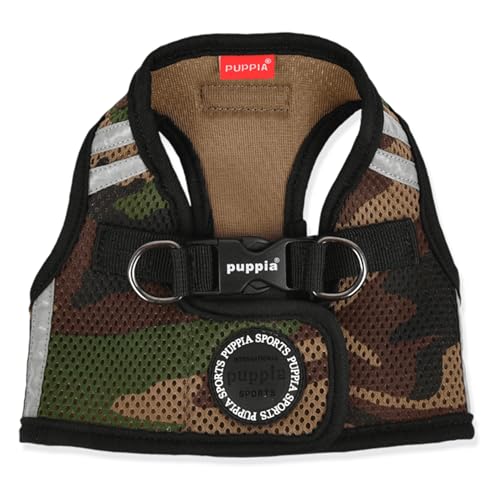 Puppia Soft Vest Harness PRO - CAMO - M - color: CAMO, size: Medium