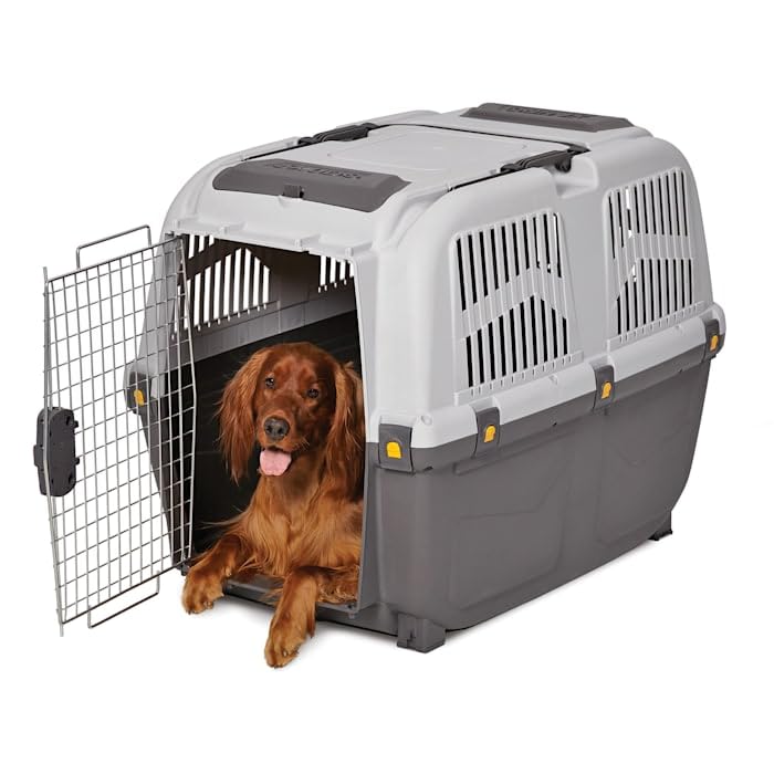 Midwest Skudo Plastic Travel Carrier for Dogs, 36.25" L X 24.88" W X 27.25" H