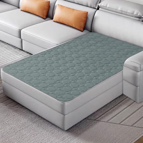 ZNSAYOTX Ultimate Cozy Blankets (40"x50") 100% Waterproof Chaise Mat Blanket for Dog Pets, Bed Couch Sofa Protector with Non-Slip Back Washable Durable, Pee Scratch Proof Easy to Clean (Dark Grey) - color: Dark Grey, size: 40x50 Inch