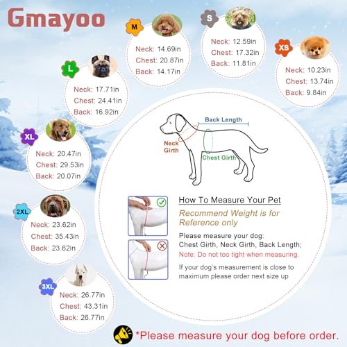 Dog Coat, Water-Resistant Dog Clothes, Warm Fleece Lining Dogs Coats, Winter Windproof Dogs Jackets with Reflective, Pet Vest for Small Medium Large Pets - 1 PCS - color: Dark Blue, size: S ( 7-15 LB | 12.59"Neck Girth )