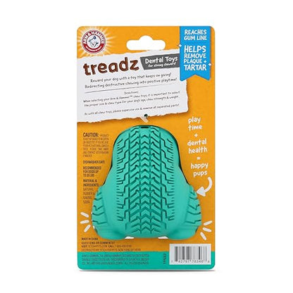 Arm and Hammer for Pets Super Treadz Gorilla Dental Chew Toy for Dogs - Reduces Plaque and Tartar Without Brushing, Baking Soda Infused, Dishwasher Safe, Dogs Up to 35 Lbs - size: Large (Pack of 1), style: A Gorilla
