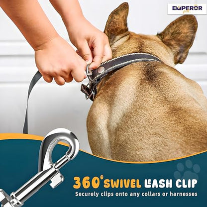16 ft Retractable Dog Leash Black - Heavy Duty Retractable Pet Leash with Anti-Slip Grip for Medium to Large Dogs up to 110 lbs -Aura BB16 - color: Black, size: 16 ft