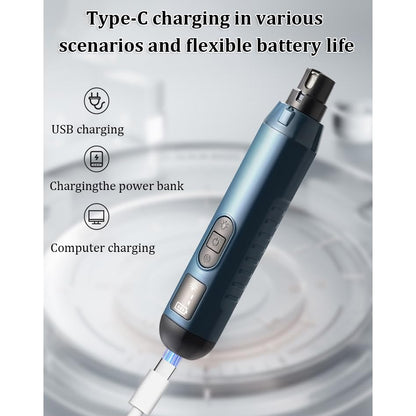Silent Groom Pro, Nail Trimmer with LED Light & 5 Speeds,Quick USB Charge,Electric Rechargeable Pet Nail Trimmer for Small Medium Large Dogs & Cats - color: White-02