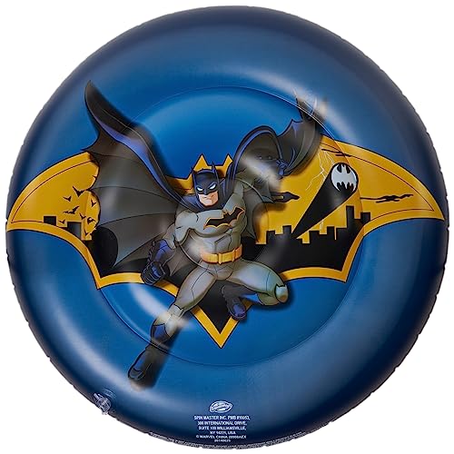 Swimways DC Batman Reversible Boat, Inflatable Pool Floats & Kids Pool Toys, Swimming Pool Accessories & Beach Essentials for Kids Aged 5 & Up - color: Reversible Boat
