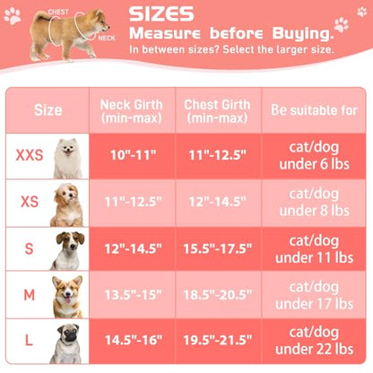 Soft Mesh Dog Harness and Leash Set, No Pull Puppy Harness and Leash Set, Reflective Step in Harness for Small Medium Dogs, Easy Walk Escape Proof Vest Harnesses (Pink, S) - color: Pink, size: S