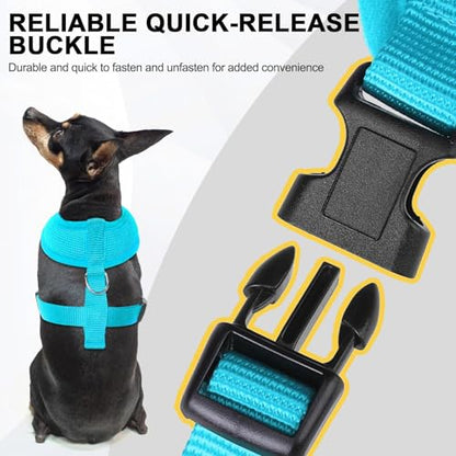 BINGPET Small Dog Harness, No Pull Dog Harness Small Sized Dogs, Soft Light Breathable Mesh Puppy Vest with Safety Buckle-Adjustable Step in Pet Harnesses for Easy Walking, Running, Training - color: Royal Blue, size: XS (NECK: 10", CHEST: 10"-14")