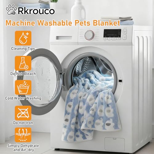 Three Piece Pet Blanket Set for Dogs Cats Soft Comfy Puppy and Kittens Bed Blanket Fluffy Fleece Pets Throw with Cute Patterns (Medium 30x20.5 inch, Cute Animals) - color: Cute Animals, size: Medium-30x20.5 Inch